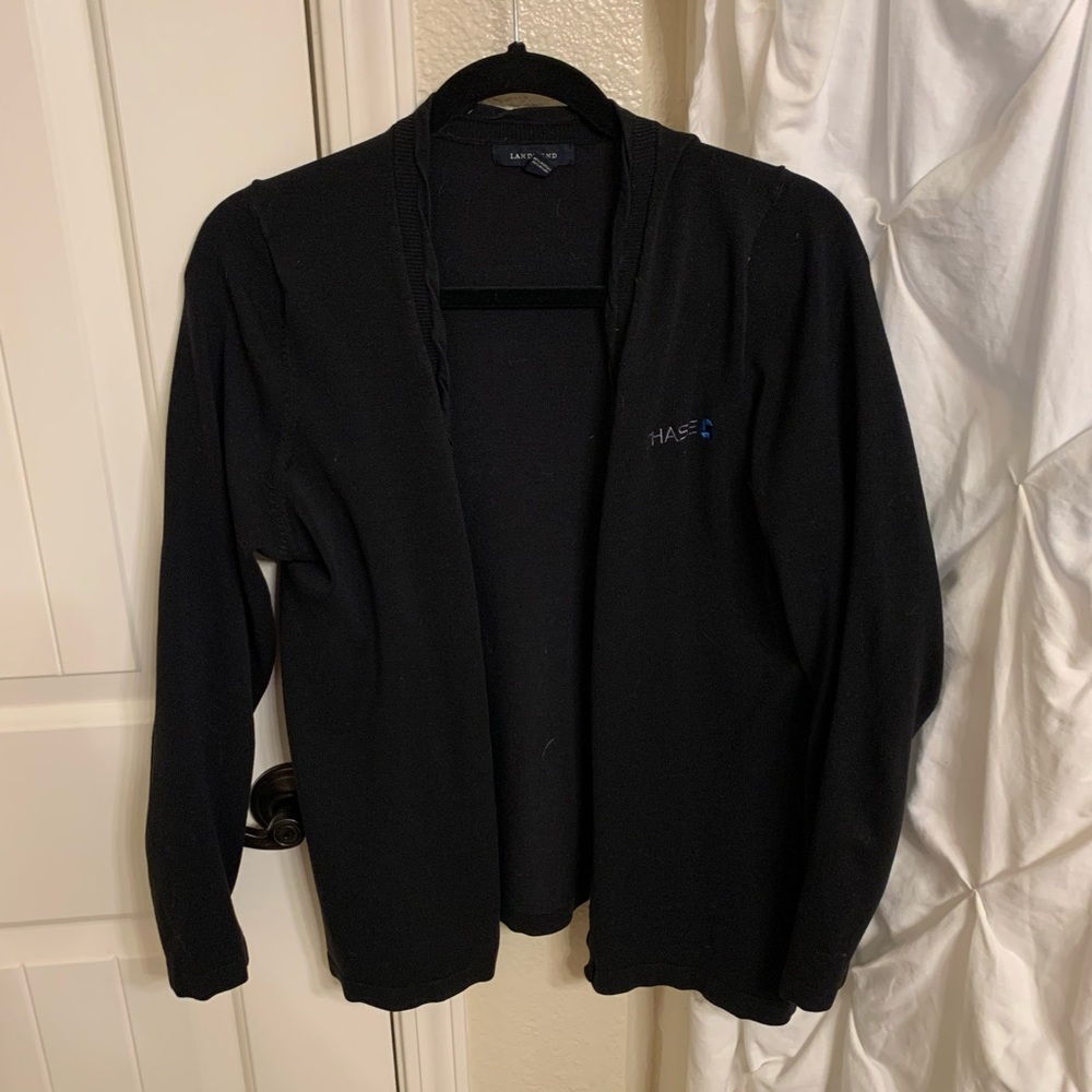 Black chase cardigan